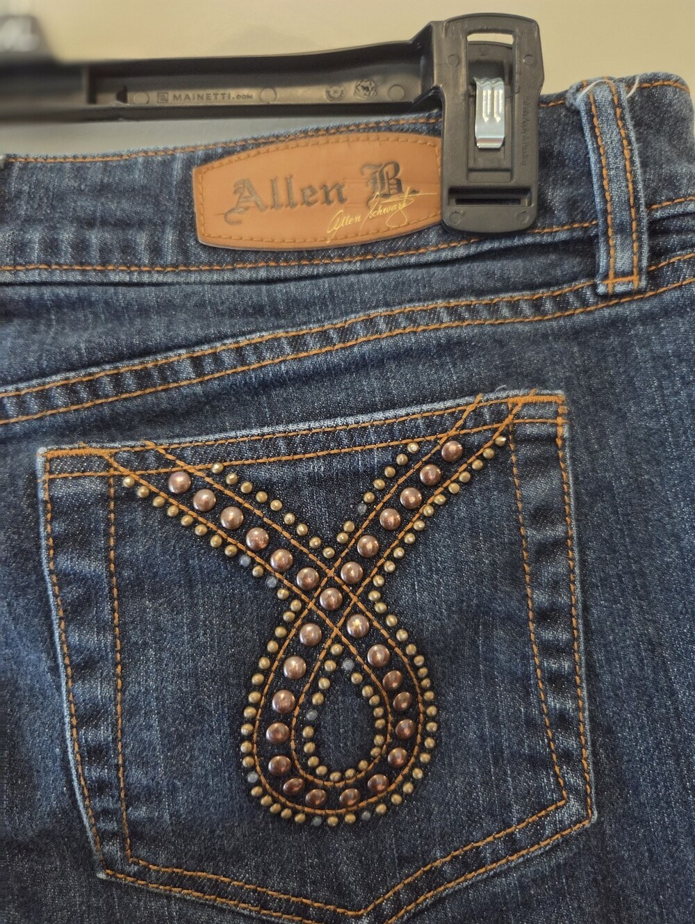 Allen B. By Allen Schwartz Dark Indigo Skinny Jeans
